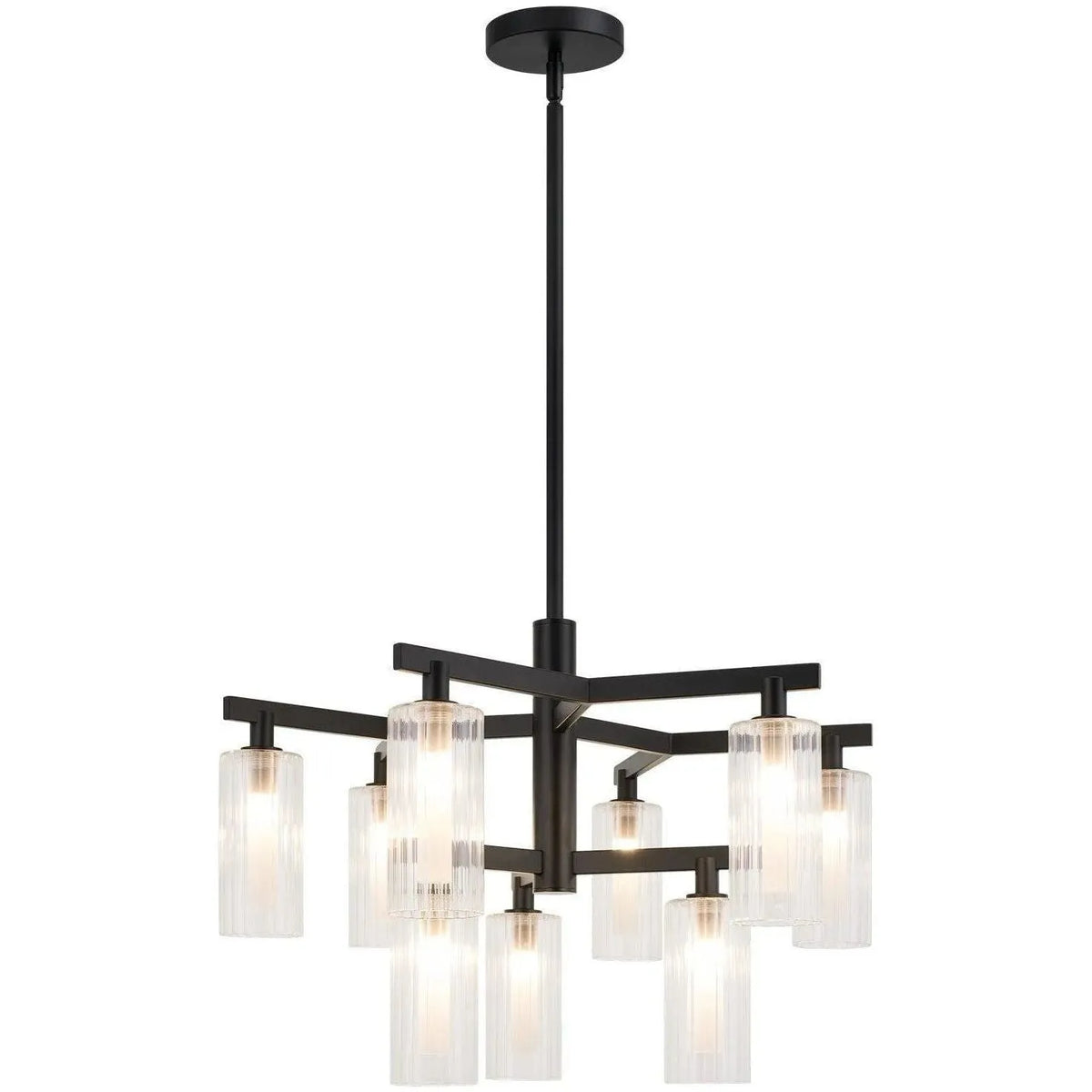 Matteo Lighting - Kristof Chandelier - C60809BK | Montreal Lighting & Hardware