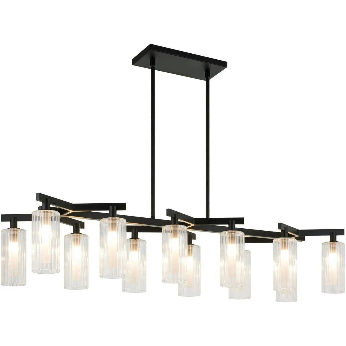 Matteo Lighting - Kristof Chandelier - C60812BK | Montreal Lighting & Hardware