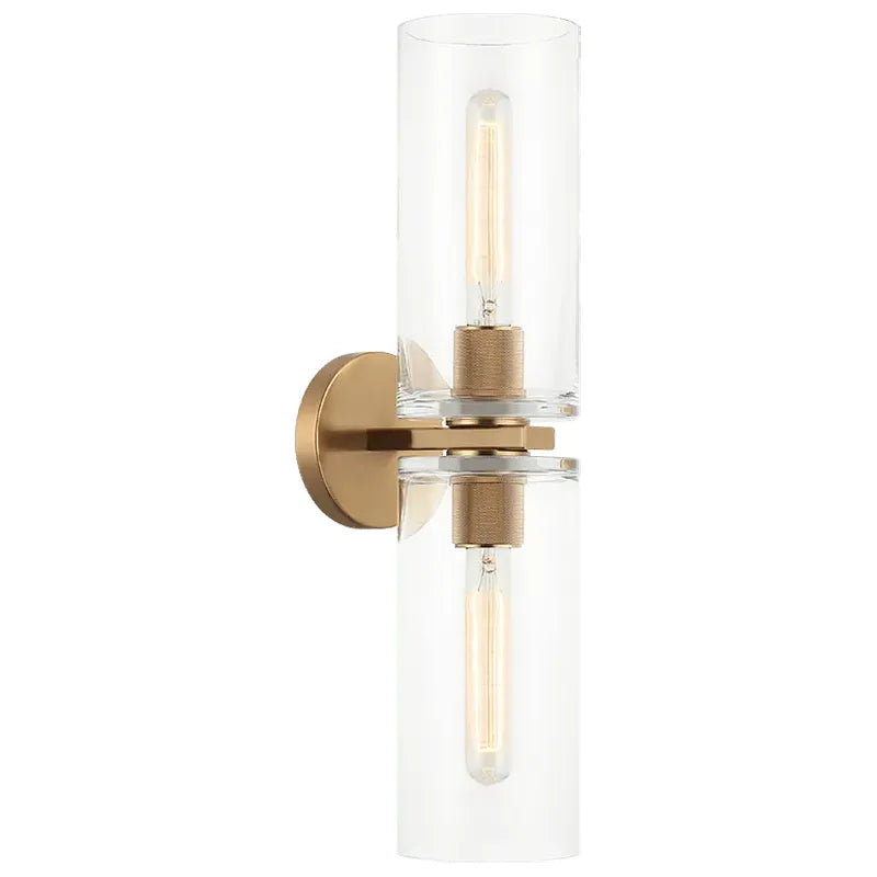 Matteo Lighting - Lincoln Double Wall Sconce - W32512AG | Montreal Lighting & Hardware