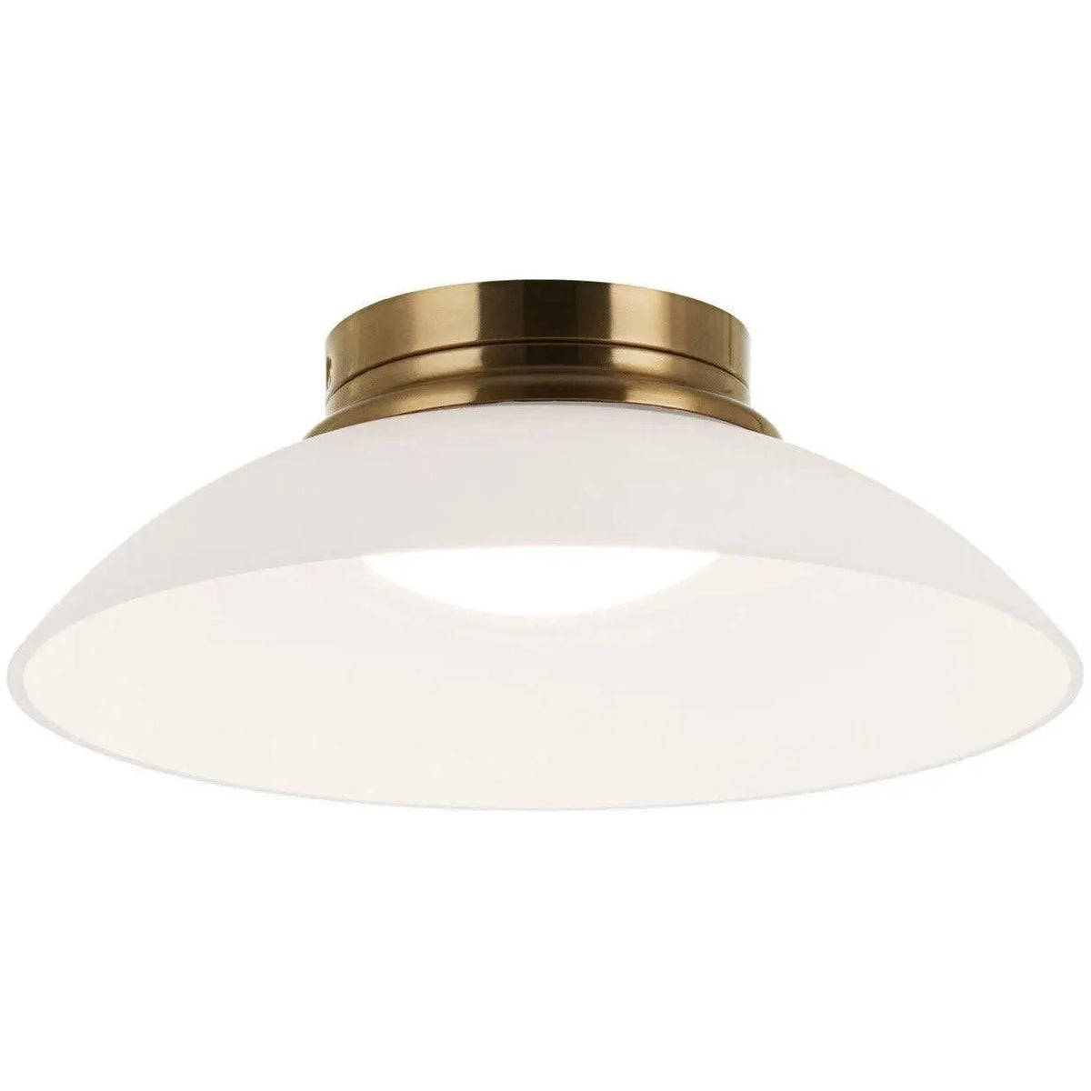 Matteo Lighting - Luna LED Flush Mount - M16401AGFR | Montreal Lighting & Hardware
