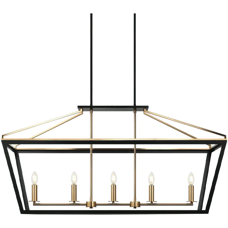 Matteo Lighting - Mavonshire Linear Suspension - C67005BKAG | Montreal Lighting & Hardware