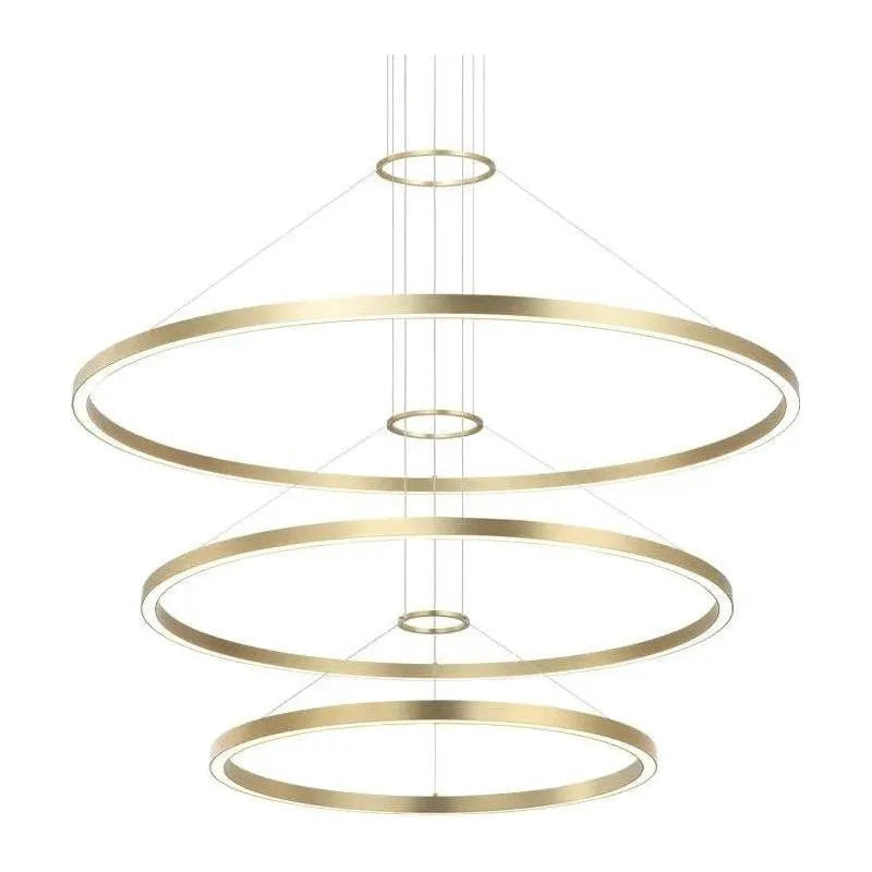 Matteo Lighting - O'Hara LED Triple Chandelier - C30896BG | Montreal Lighting & Hardware