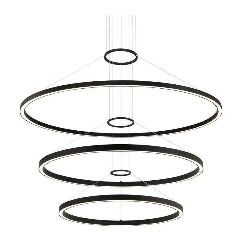 Matteo Lighting - O'Hara LED Triple Chandelier - C30896MB | Montreal Lighting & Hardware