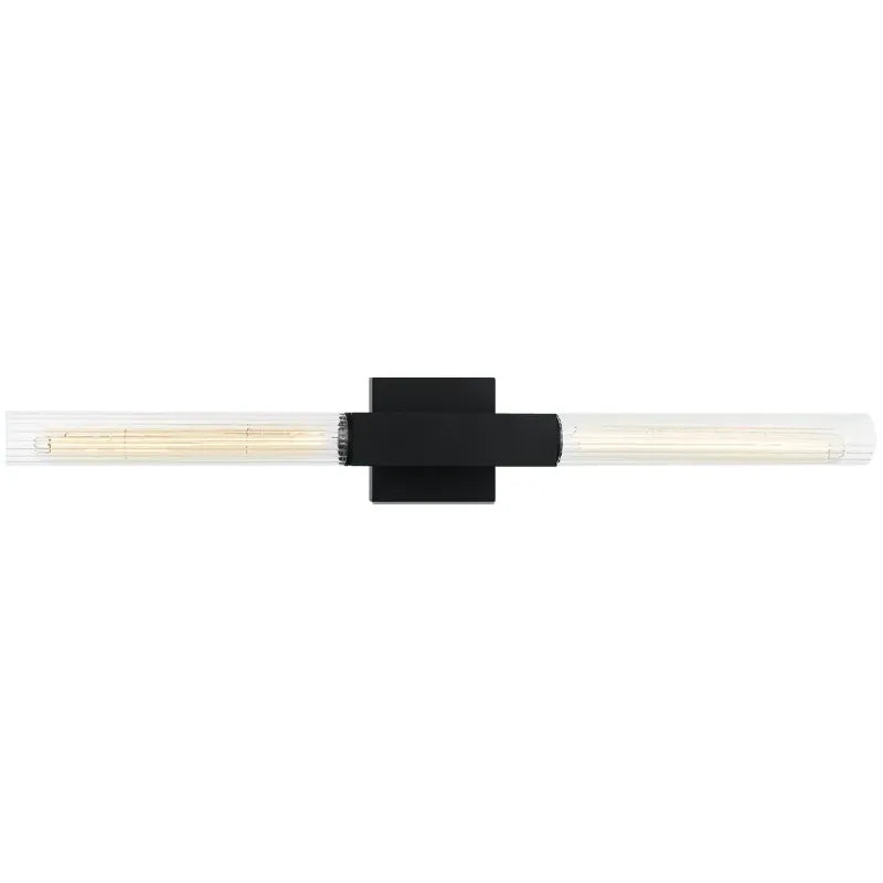 Matteo Lighting - Odelle Linear Wall Sconce - S03112BK | Montreal Lighting & Hardware
