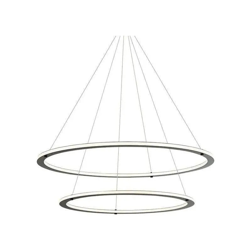 Matteo Lighting - Victoria LED Double Pendant - C66156BK | Montreal Lighting & Hardware