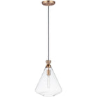 Maxim Lighting - Abbott Pendant - 10101CLWOAB | Montreal Lighting & Hardware