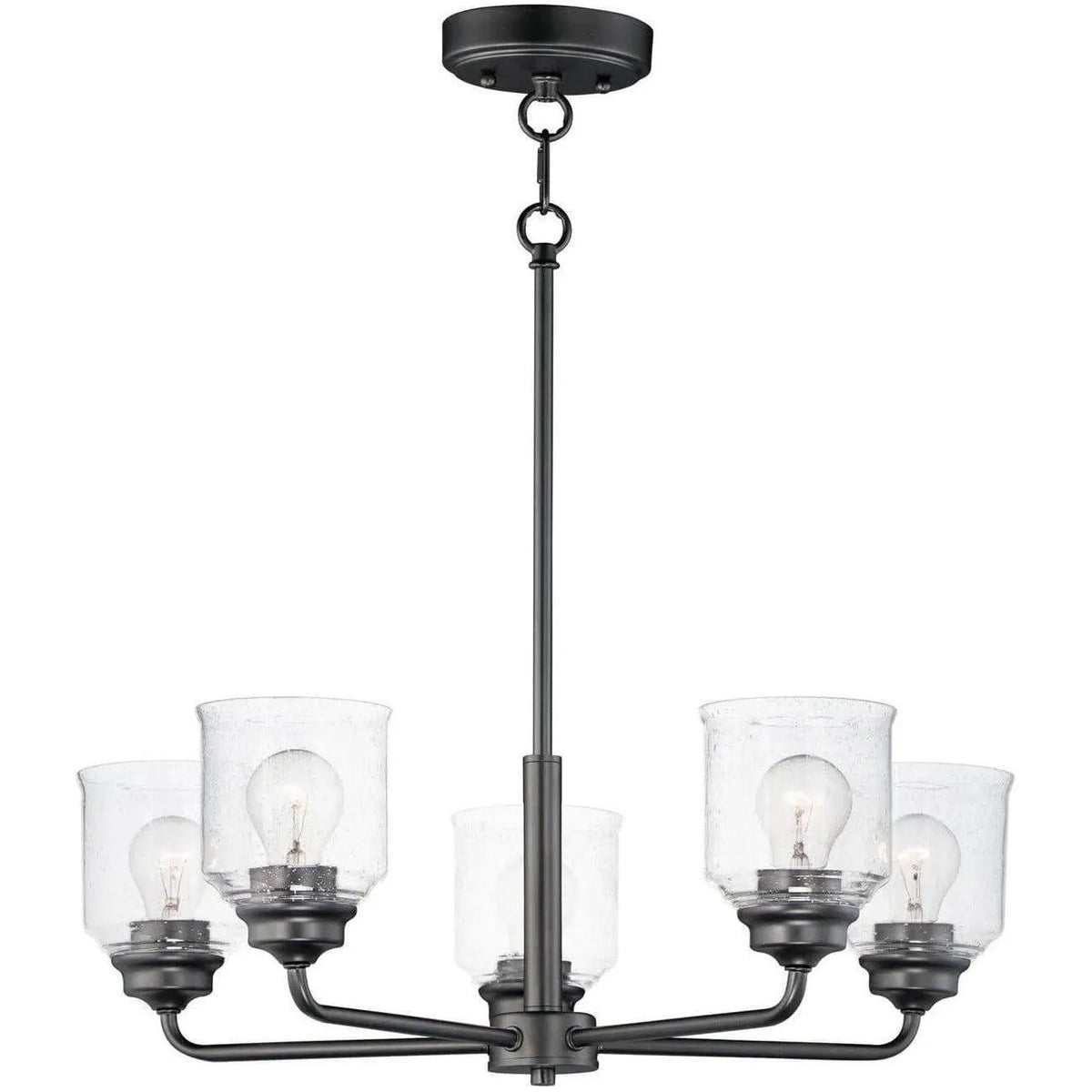 Maxim Lighting - Acadia Chandelier - 12266CDBK | Montreal Lighting & Hardware