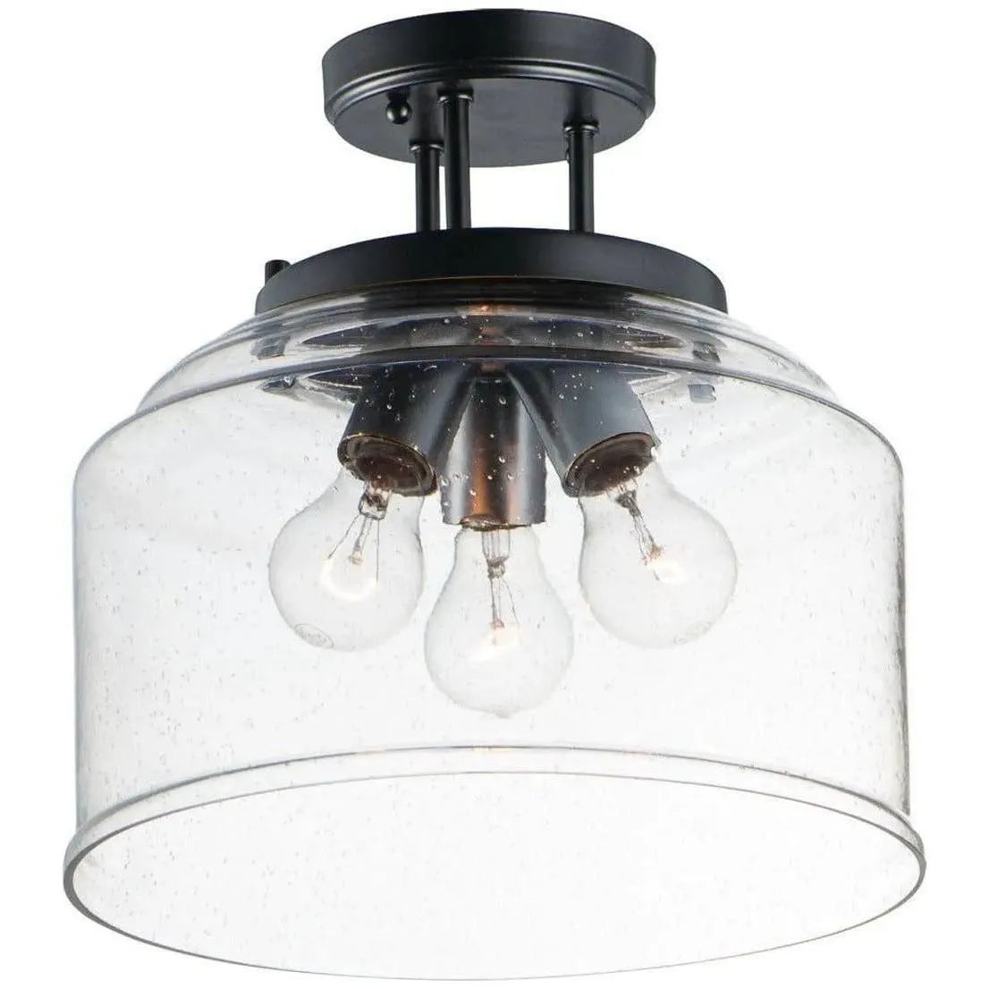 Maxim Lighting - Acadia Semi-Flush Mount - 12271CDBK | Montreal Lighting & Hardware