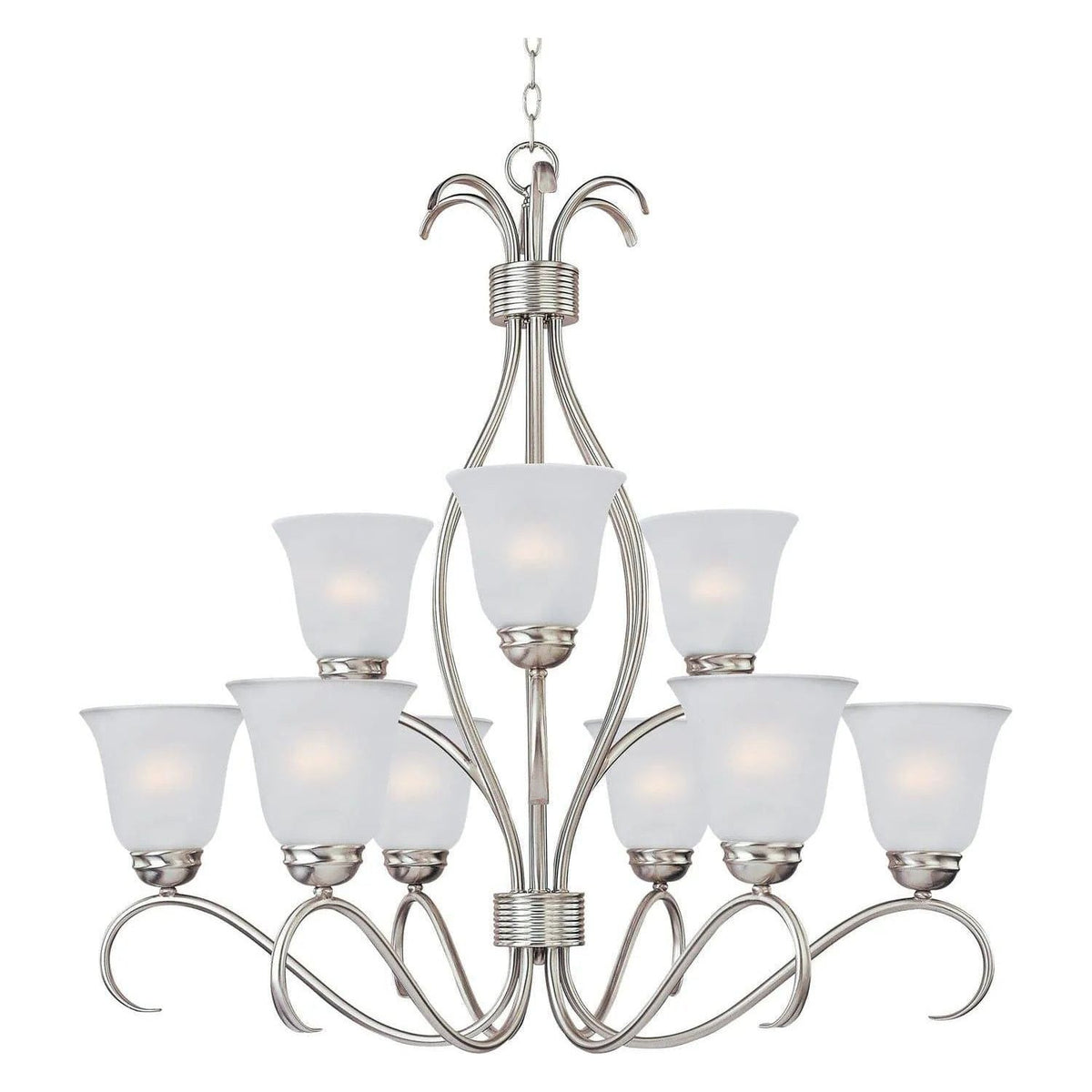 Maxim Lighting - Basix Chandelier - 10128FTSN | Montreal Lighting & Hardware