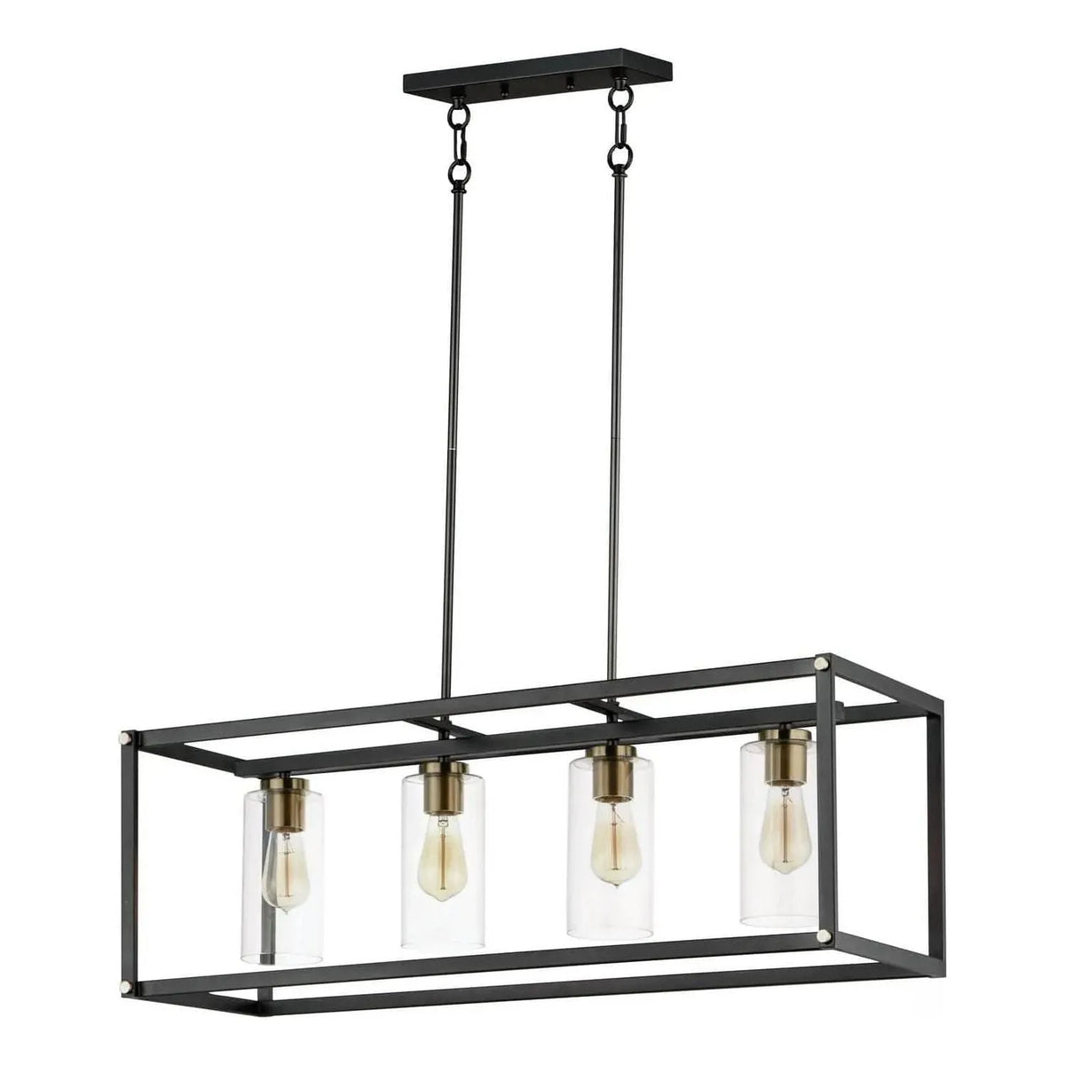 Maxim Lighting - Capitol Linear Pendant - 2644BKAB | Montreal Lighting & Hardware
