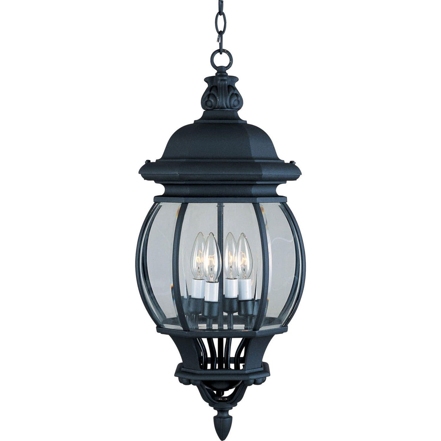 Maxim Lighting - Crown Hill Outdoor Hanging Lantern - 1039BK | Montreal Lighting & Hardware