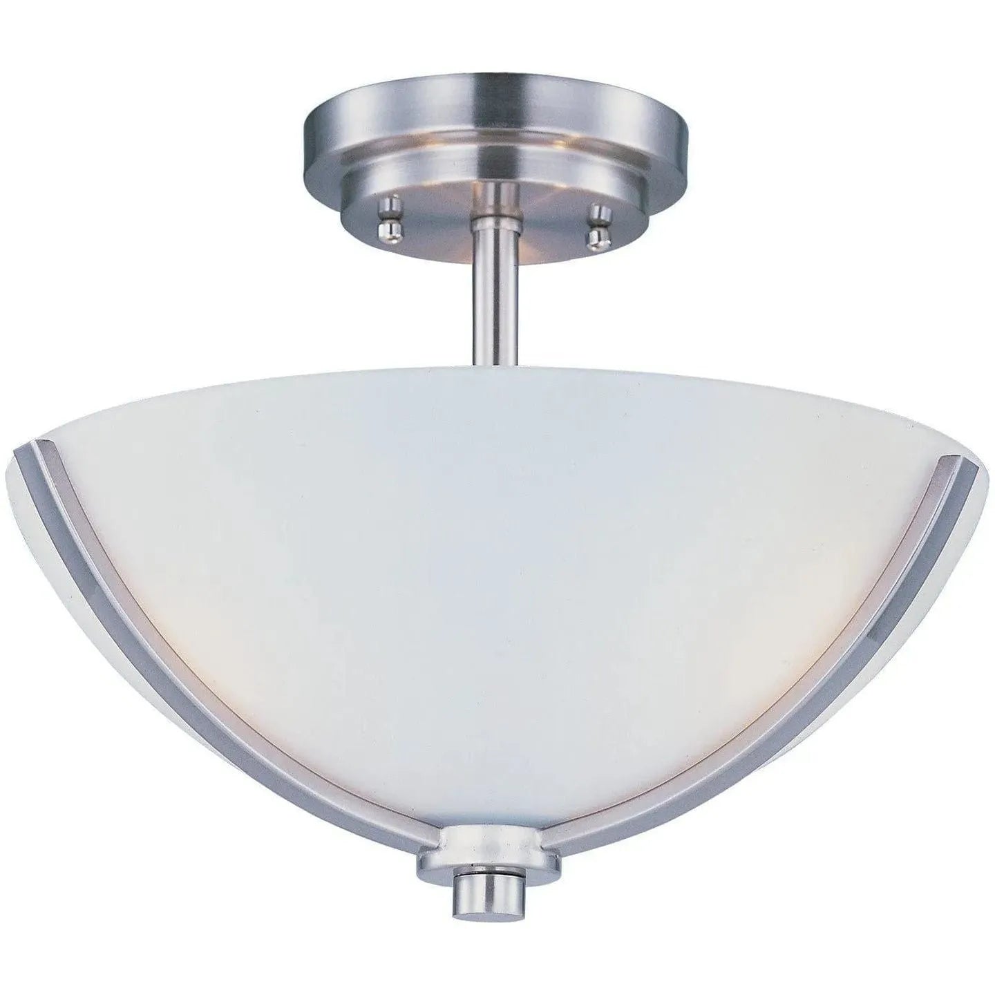 Maxim Lighting - Deven Semi Flush Mount - 20031SWSN | Montreal Lighting & Hardware