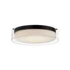 Maxim Lighting - Duo LED Flush Mount - 12284CLSWBK | Montreal Lighting & Hardware