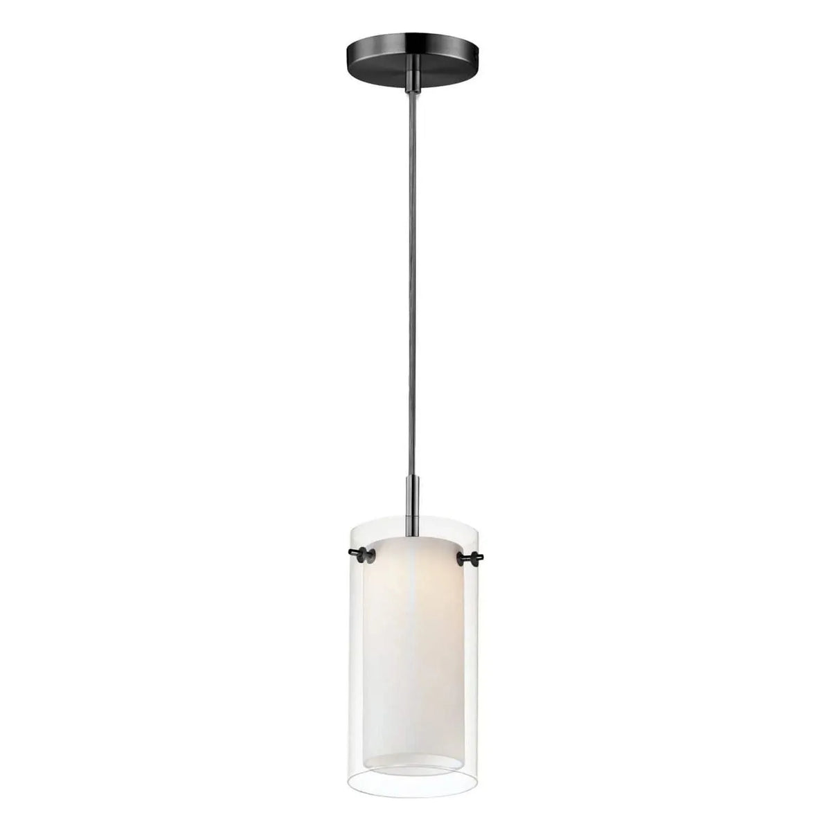 Maxim Lighting - Duo LED Mini Pendant - 12289CLSWBK | Montreal Lighting & Hardware