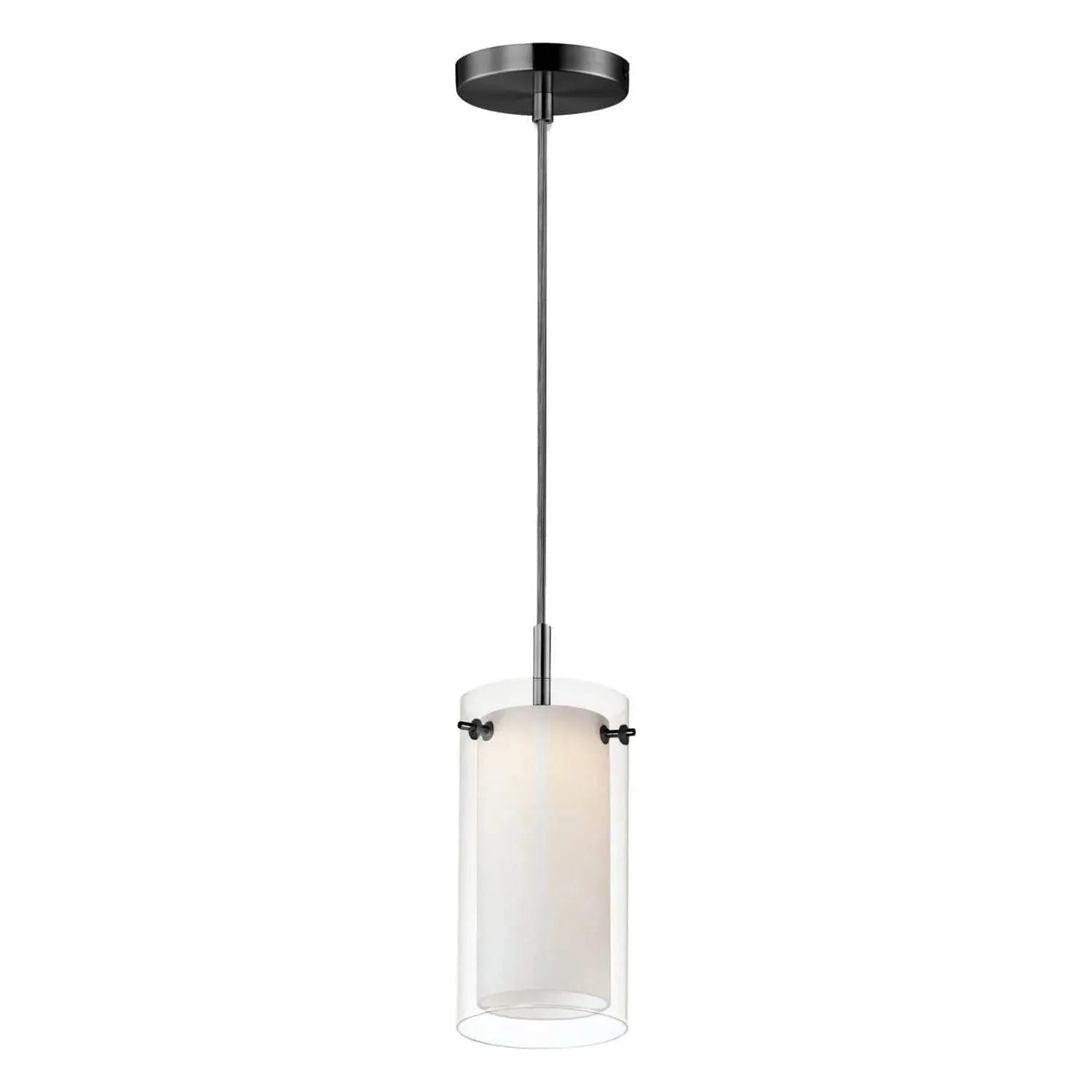 Maxim Lighting - Duo LED Mini Pendant - 12289CLSWBK | Montreal Lighting & Hardware
