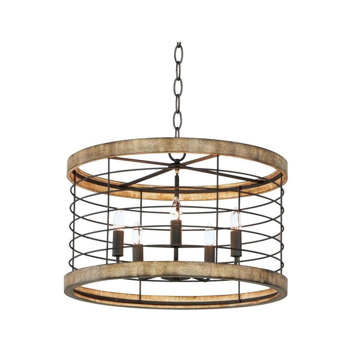 Maxim Lighting - Homestead Chandelier - 12515DWBK | Montreal Lighting & Hardware