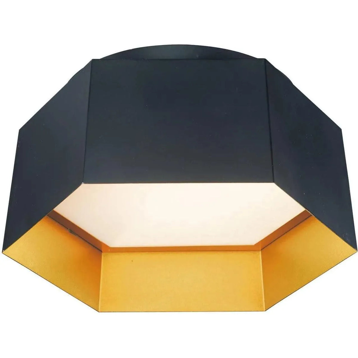 Maxim Lighting - Honeycomb LED Flush Mount - 30330BKGLD | Montreal Lighting & Hardware
