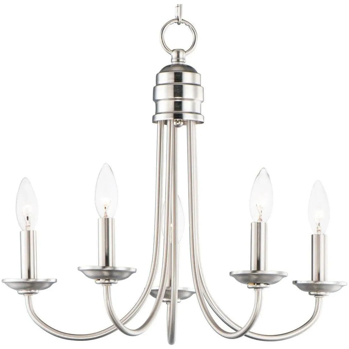Maxim Lighting - Logan Candle Chandelier - 10345SN | Montreal Lighting & Hardware