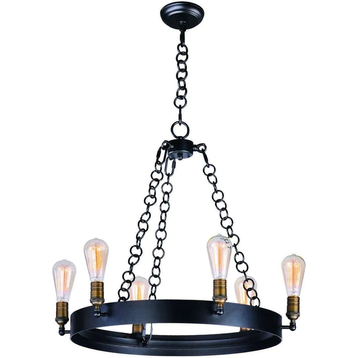 Maxim Lighting - Noble Chandelier - 26273BKNAB | Montreal Lighting & Hardware