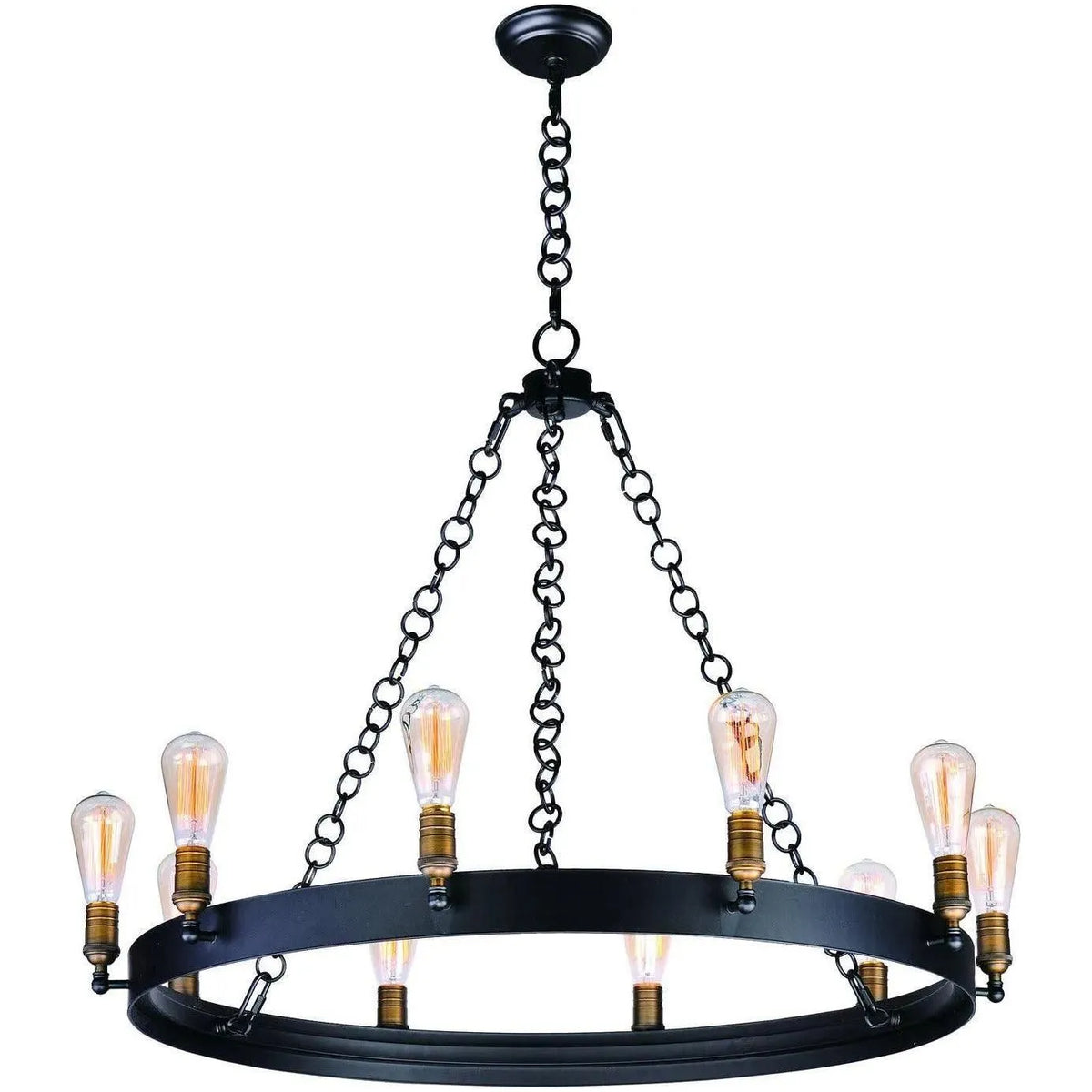 Maxim Lighting - Noble Chandelier - 26275BKNAB | Montreal Lighting & Hardware