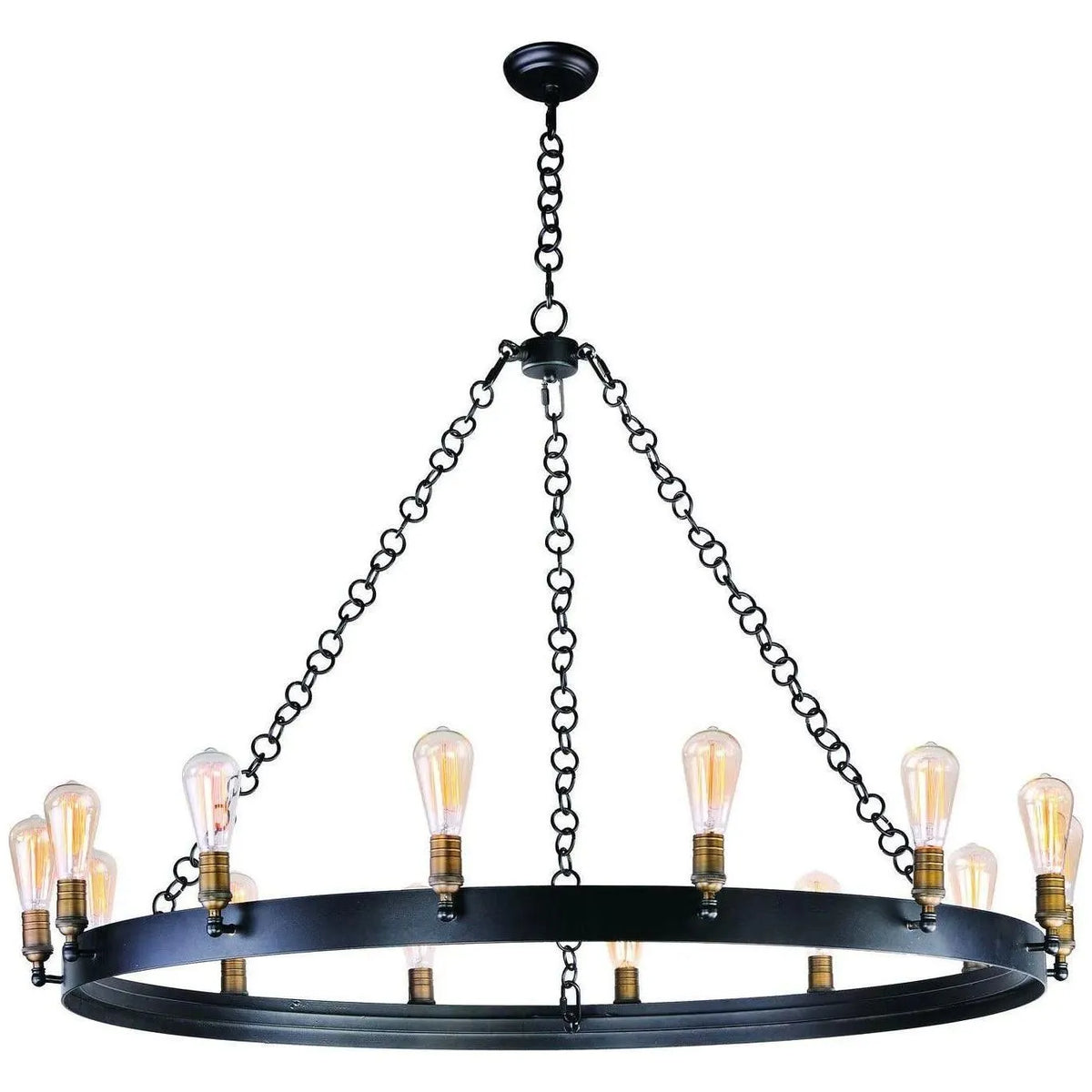 Maxim Lighting - Noble Chandelier - 26276BKNAB | Montreal Lighting & Hardware