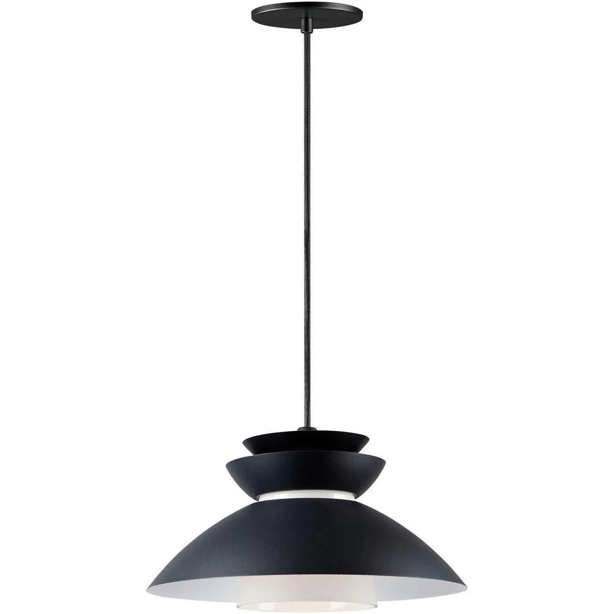Maxim Lighting - Nordic Pendant - 11359WTBK | Montreal Lighting & Hardware
