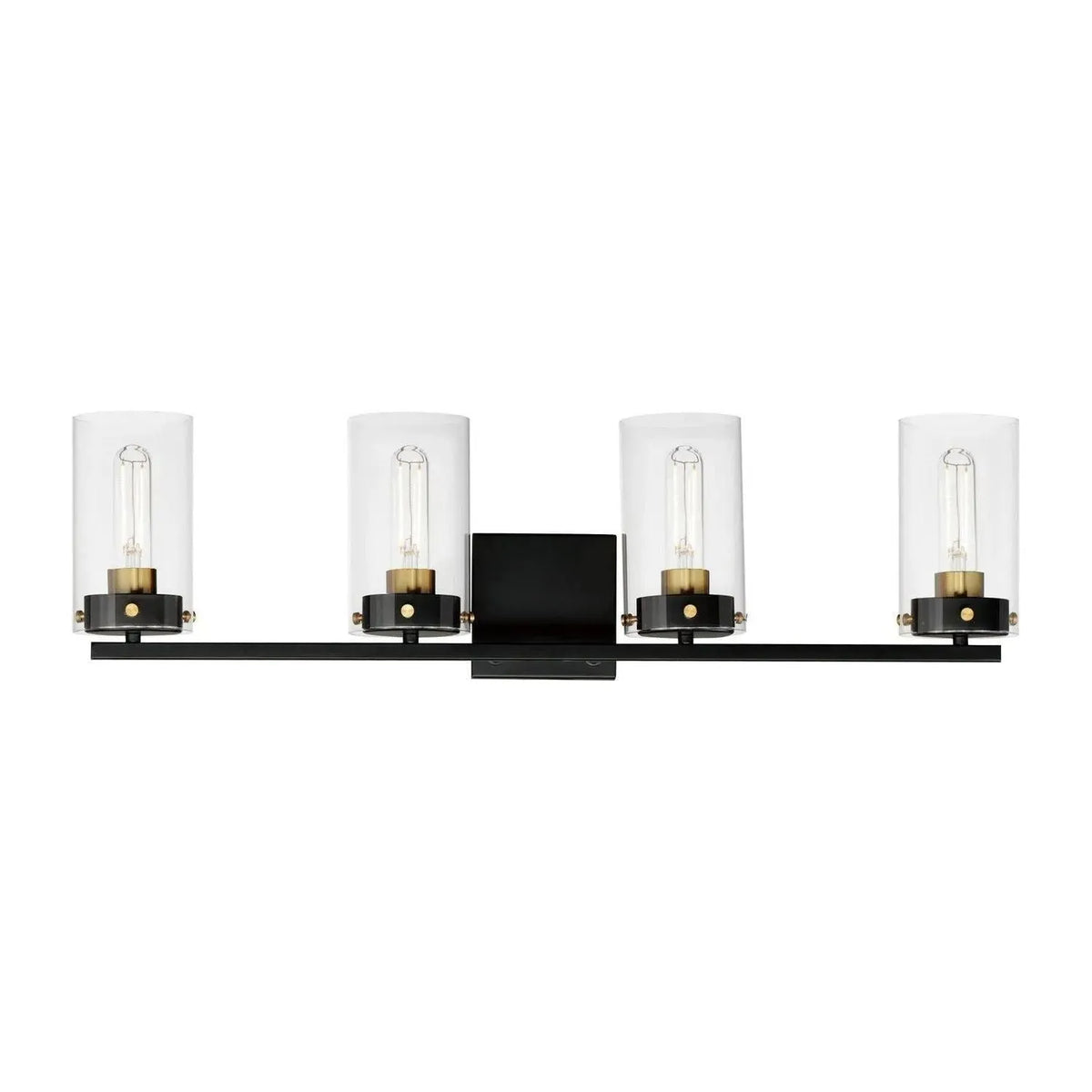 Maxim Lighting - Pinn Bath Vanity - 12404CLBKSBR | Montreal Lighting & Hardware