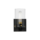Maxim Lighting - Pinn Wall Sconce - 12401CLBKSBR | Montreal Lighting & Hardware