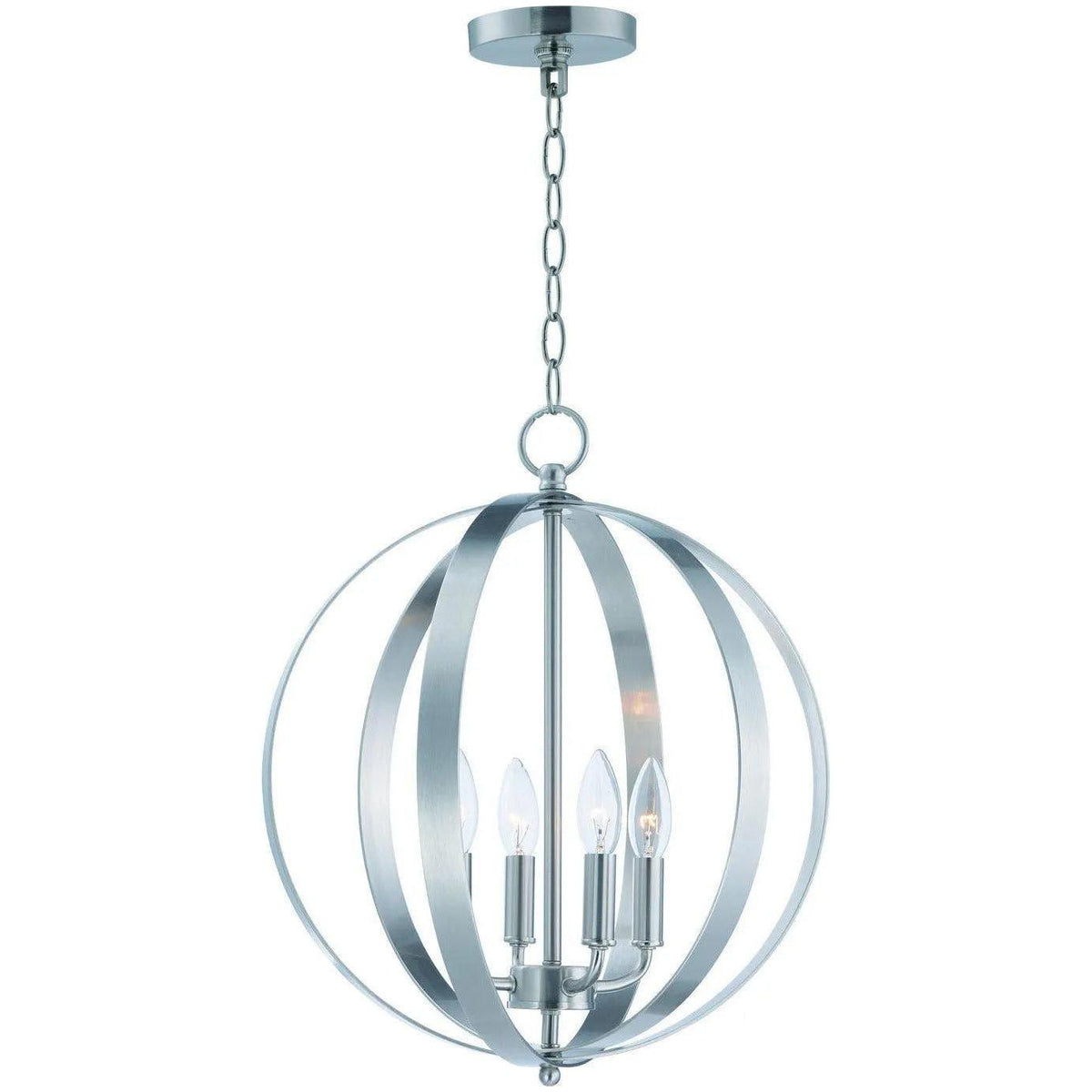 Maxim Lighting - Provident Orb Chandelier - 10031SN | Montreal Lighting & Hardware