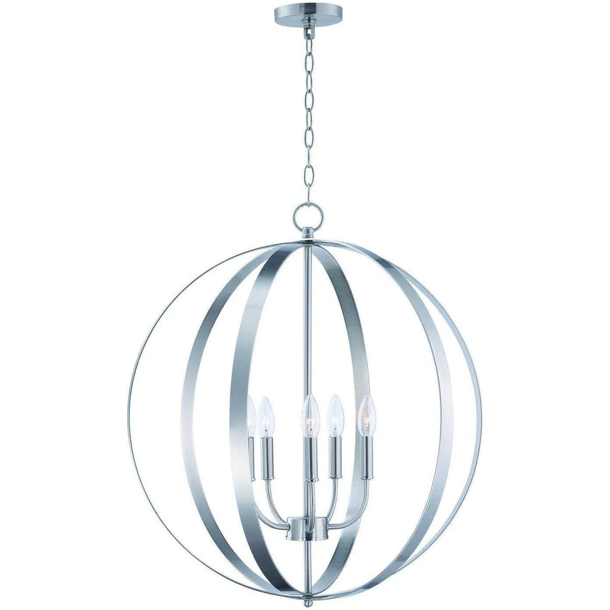 Maxim Lighting - Provident Orb Chandelier - 10032SN | Montreal Lighting & Hardware