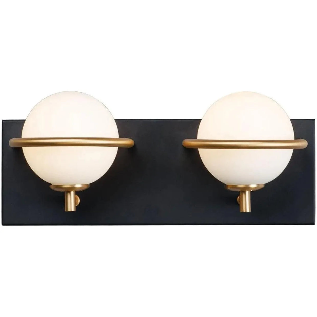 Maxim Lighting - Revolve LED Bath Vanity - 21602SWBKGLD | Montreal Lighting & Hardware