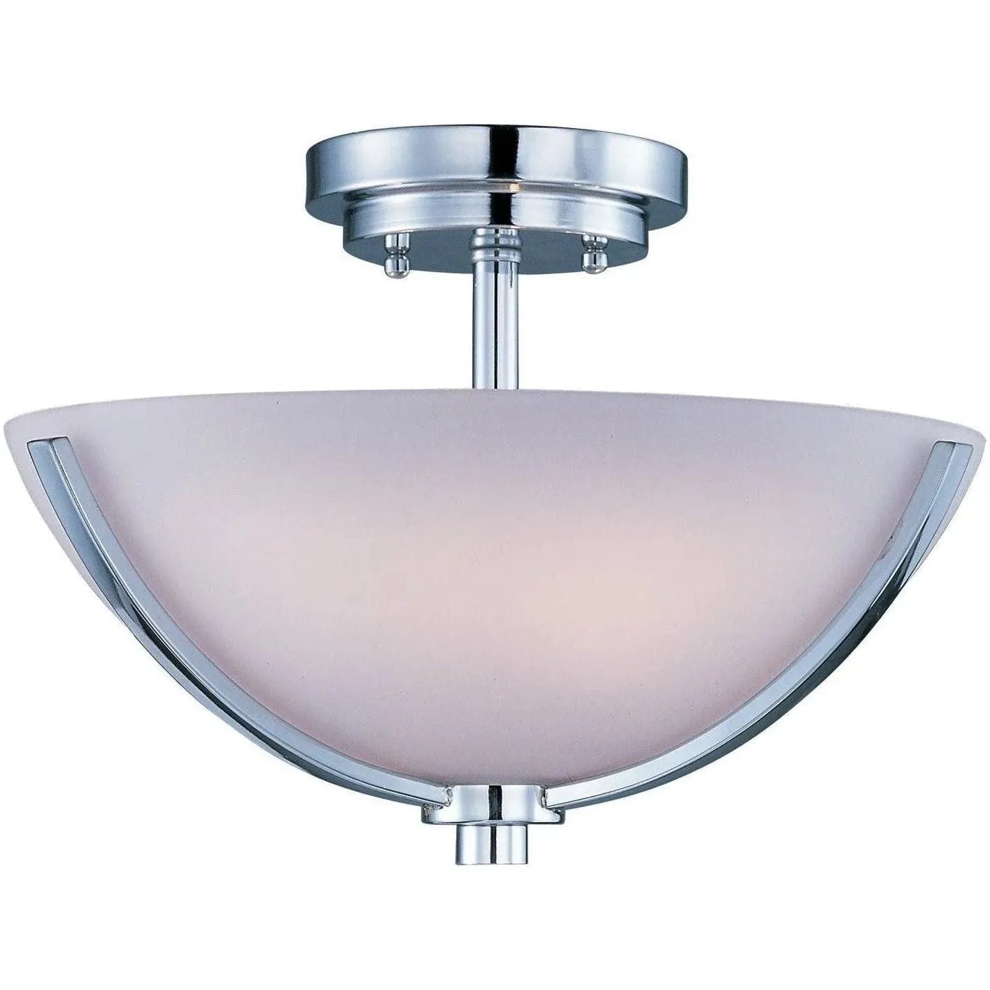 Maxim Lighting - Rocco Semi-Flush Mount - 20021SWPC | Montreal Lighting & Hardware
