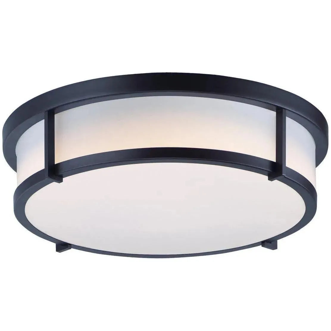 Maxim Lighting - Rogue Flush Mount - 10270WTBK | Montreal Lighting & Hardware