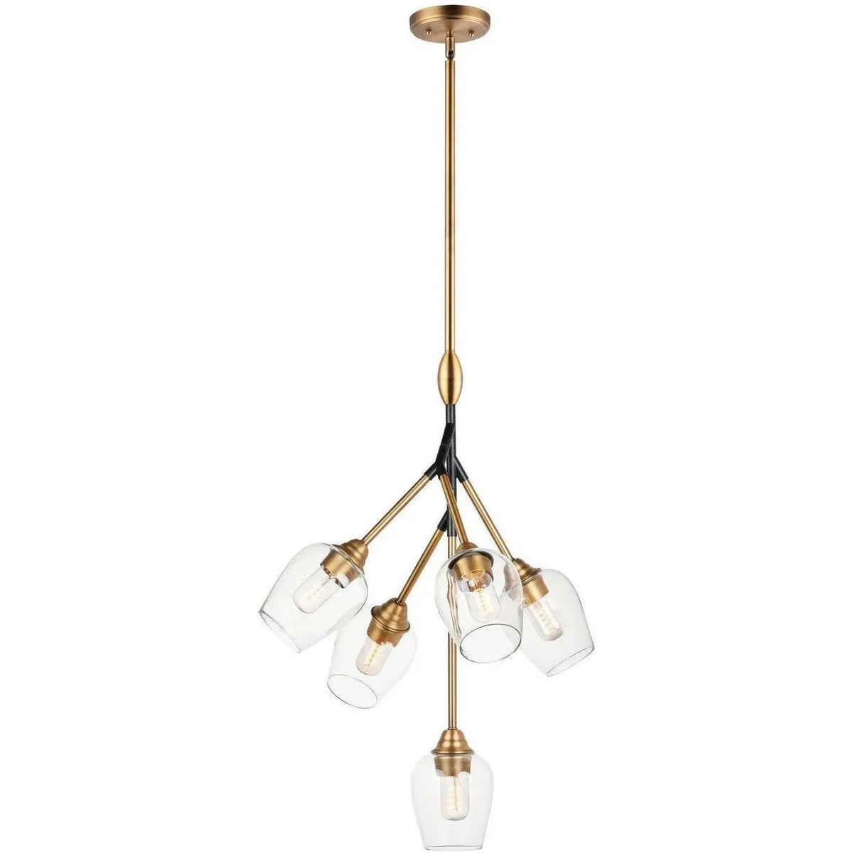 Maxim Lighting - Savvy Pendant - 26343CLABBK | Montreal Lighting & Hardware