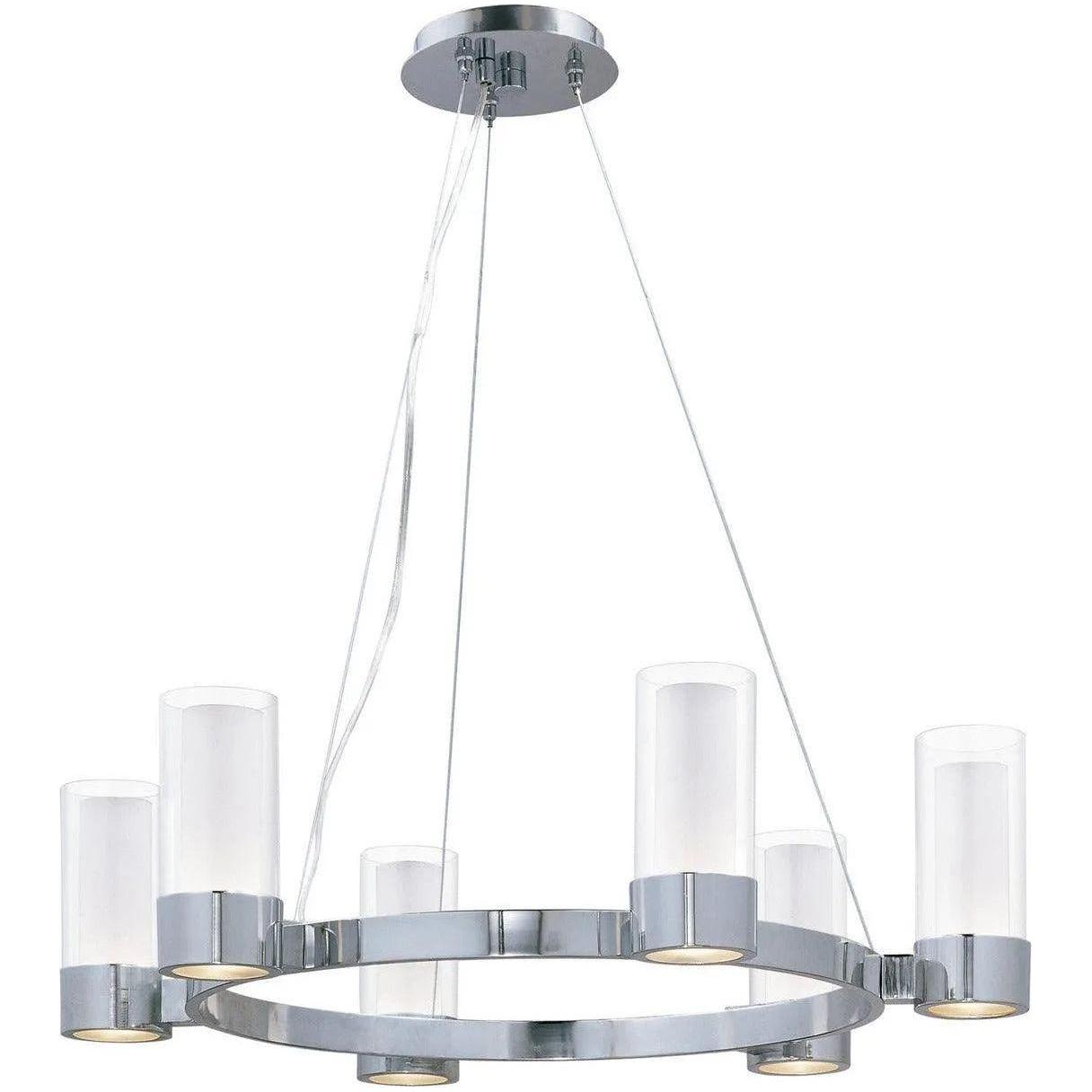 Maxim Lighting - Silo Chandelier - 23077CLFTPC | Montreal Lighting & Hardware