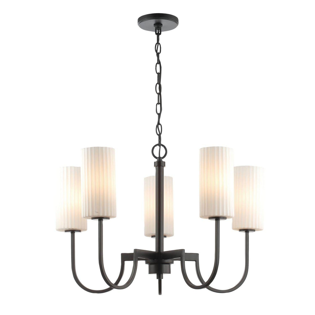 Maxim Lighting - Town and Country Chandelier - 32005SWBK | Montreal Lighting & Hardware