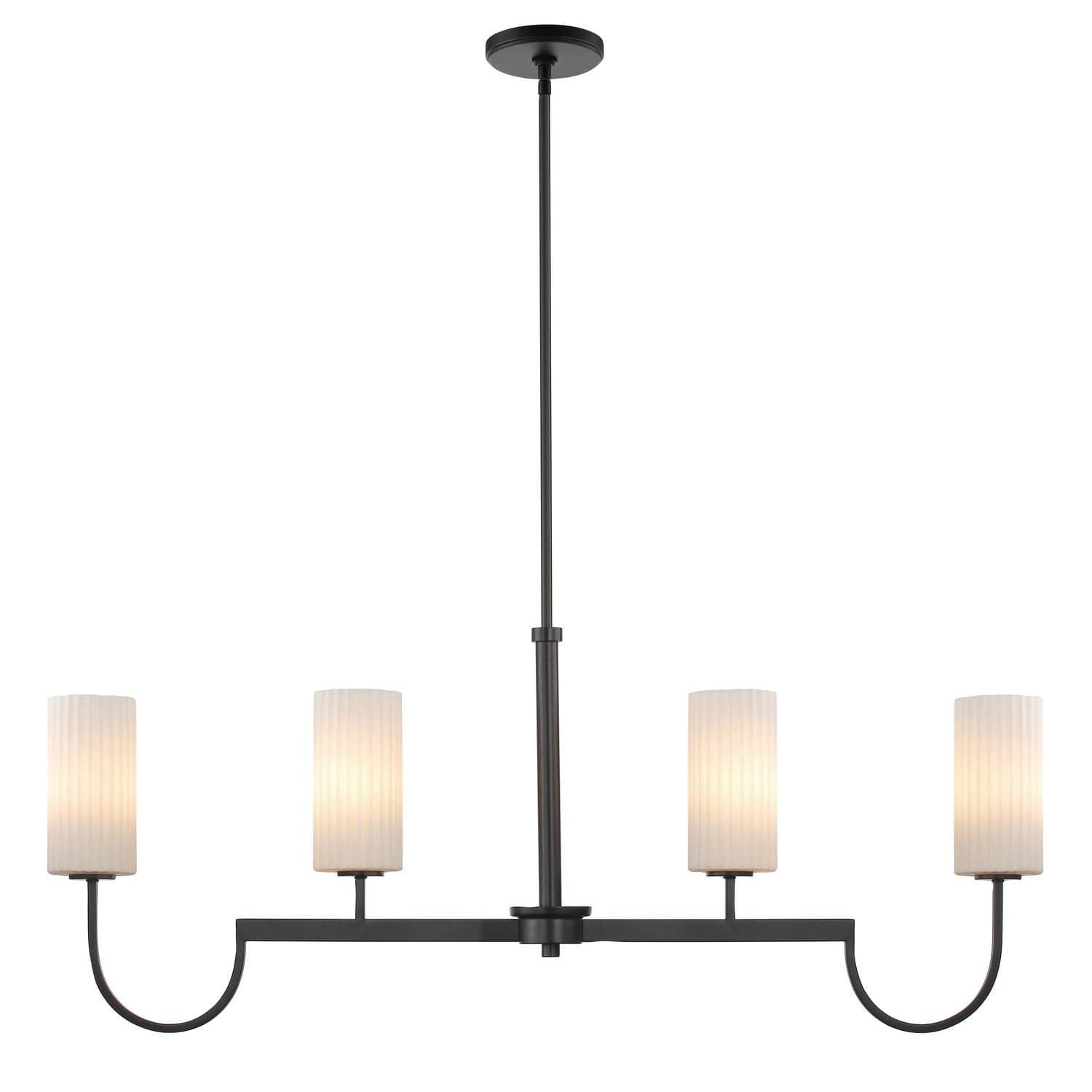 Maxim Lighting - Town and Country Linear Chandelier - 32004SWBK | Montreal Lighting & Hardware