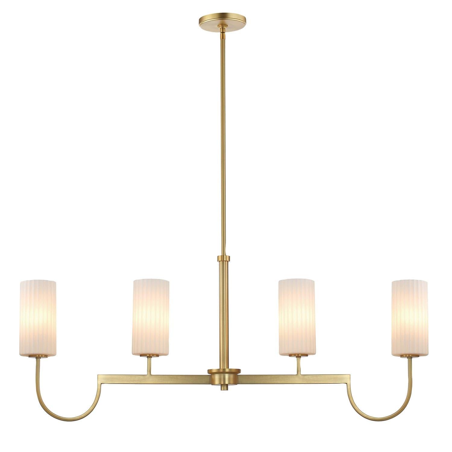 Maxim Lighting - Town and Country Linear Chandelier - 32004SWSBR | Montreal Lighting & Hardware