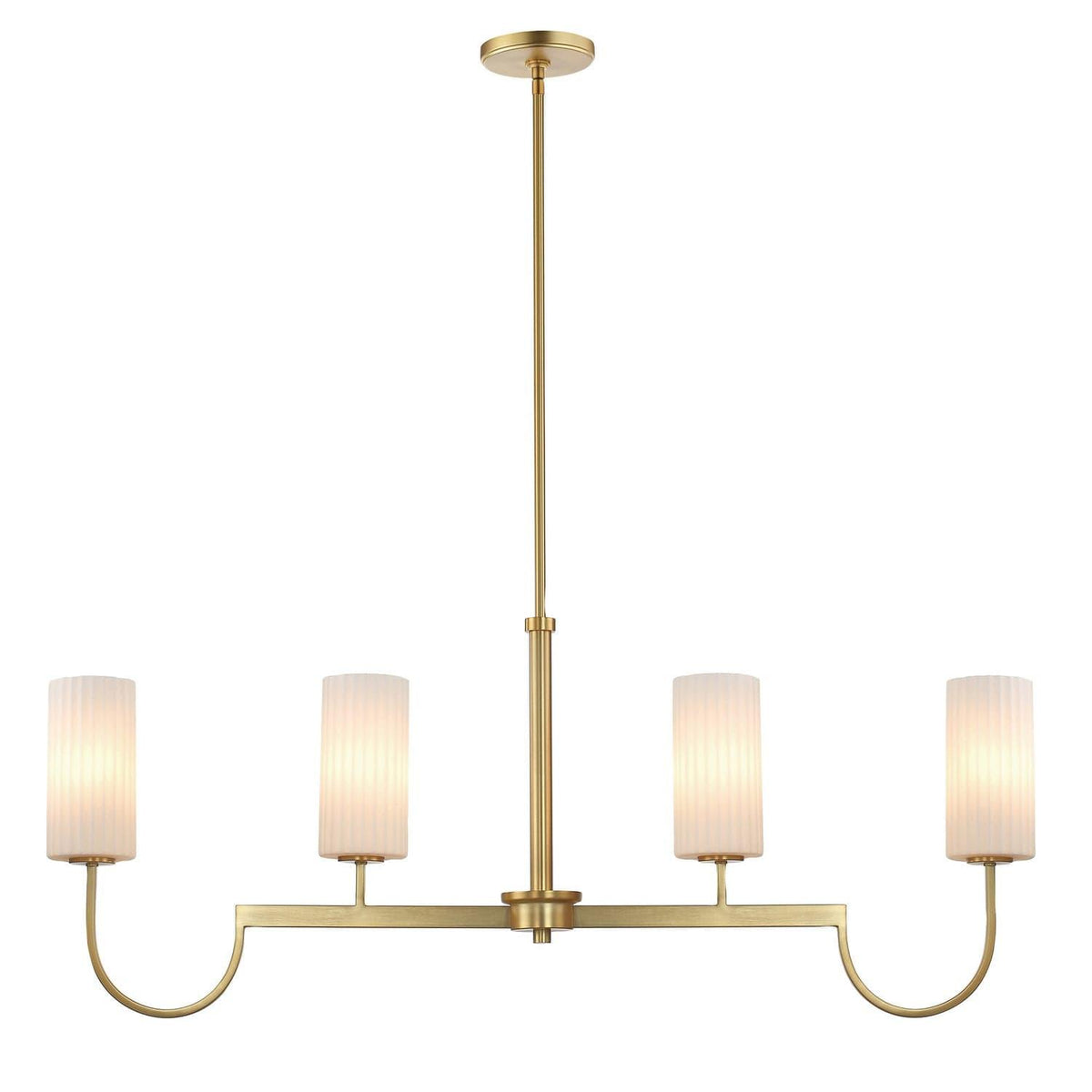 Maxim Lighting - Town and Country Linear Chandelier - 32004SWSBR | Montreal Lighting & Hardware