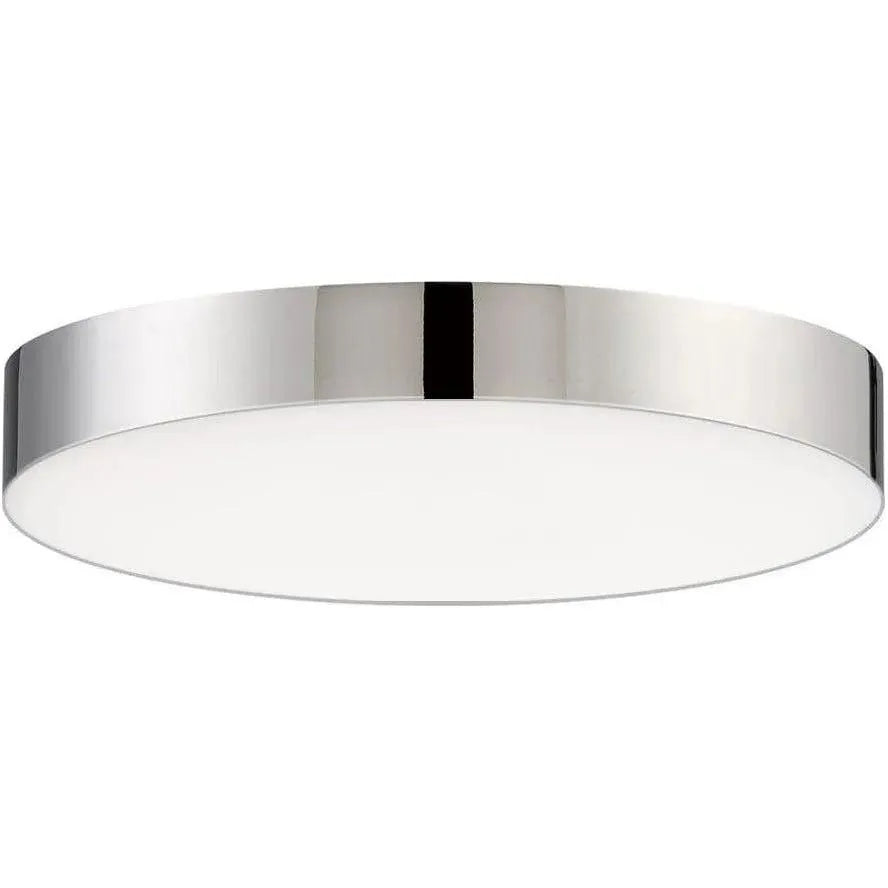 Maxim Lighting - Trim Round LED Flush Mount - 57660WTBK | Montreal Lighting & Hardware
