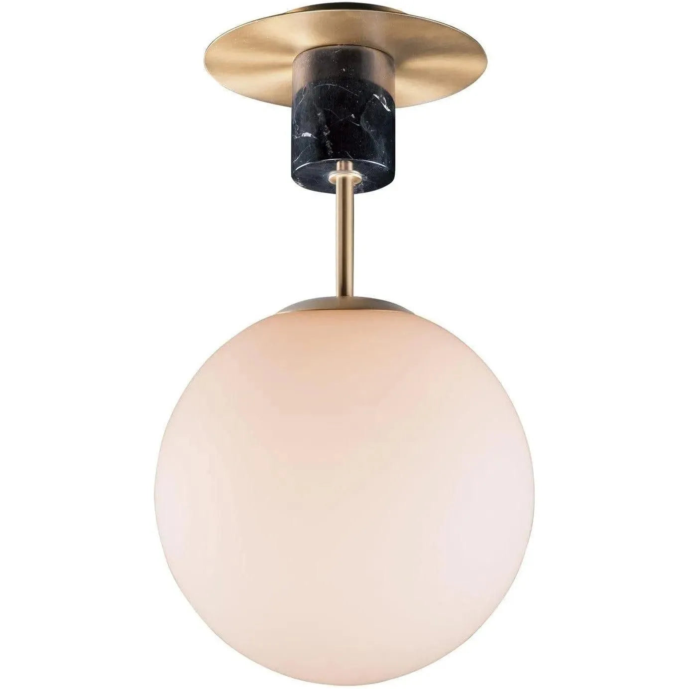 Maxim Lighting - Vesper Semi-Flush Mount - 26031SWSBRBK | Montreal Lighting & Hardware