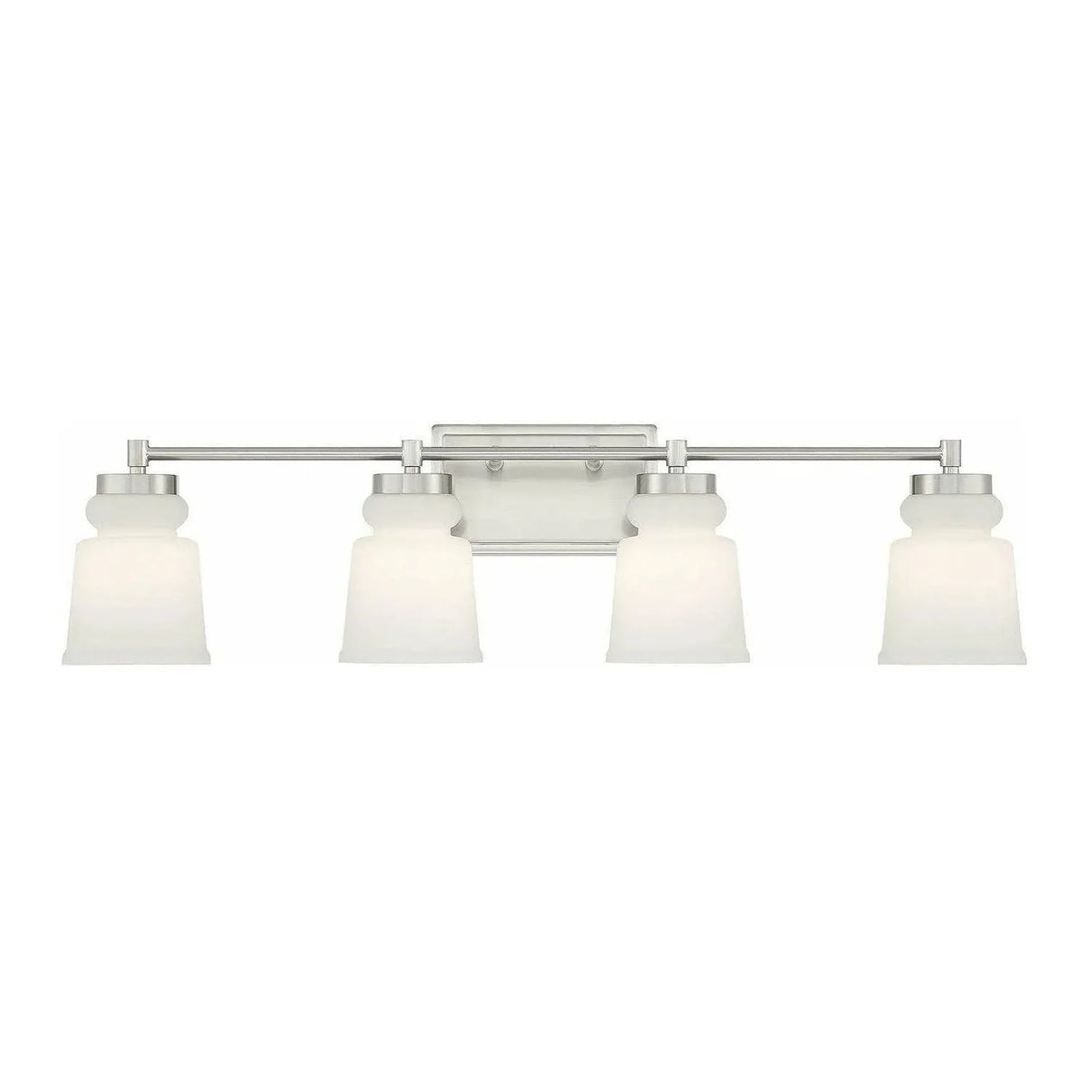 Meridian Lite Trends - Meridian Four Light Bathroom Vanity Light - M80059BN | Montreal Lighting & Hardware
