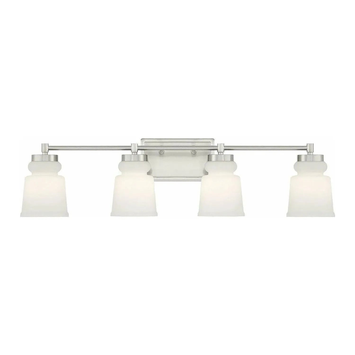 Meridian Lite Trends - Meridian Four Light Bathroom Vanity Light - M80059BN | Montreal Lighting & Hardware