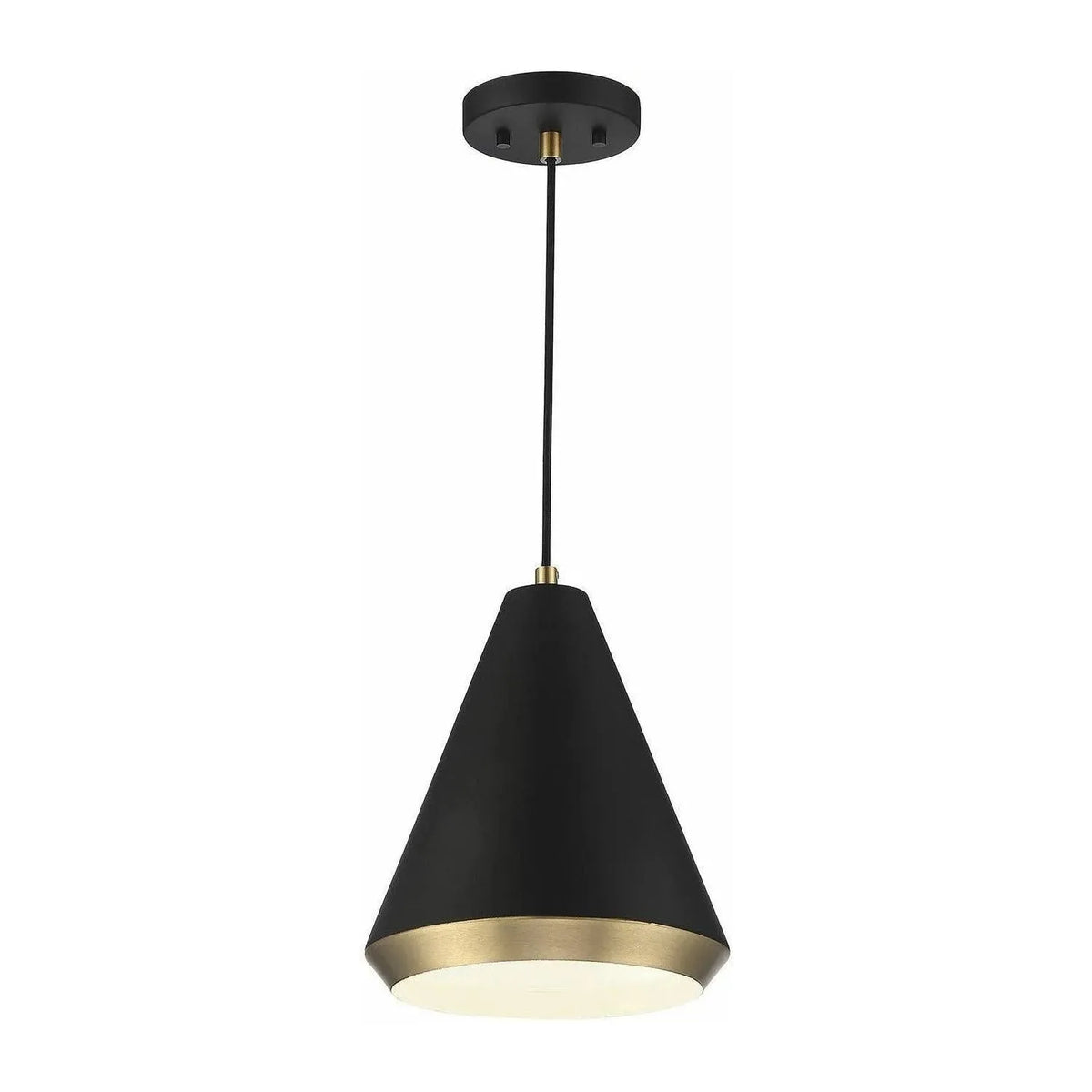 Meridian Lite Trends - Meridian One Light Pendant - M70122MBKNB | Montreal Lighting & Hardware