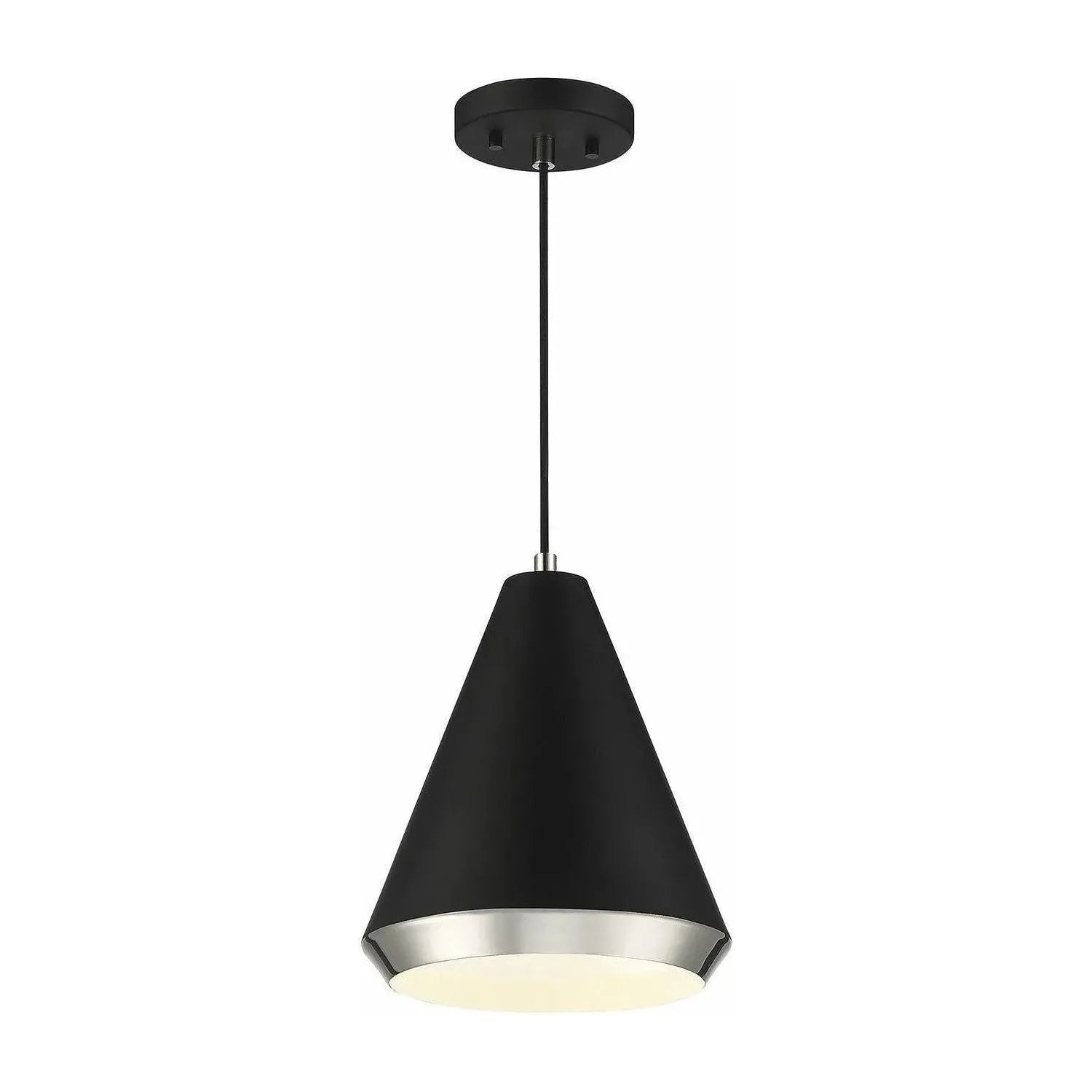 Meridian Lite Trends - Meridian One Light Pendant - M70122MBKNB | Montreal Lighting & Hardware