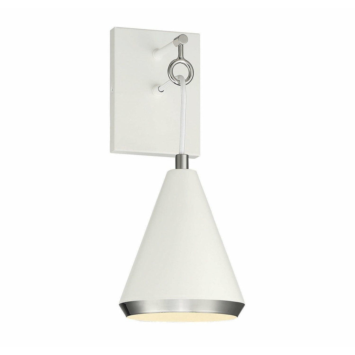 Meridian Lite Trends - Meridian One Light Wall Sconce - M90066WHPN | Montreal Lighting & Hardware