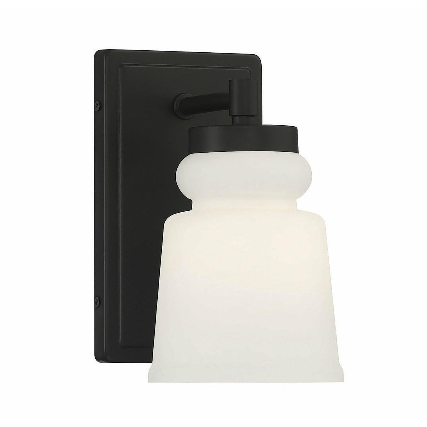 Meridian Lite Trends - Meridian One Light Wall Sconce - M90073MBK | Montreal Lighting & Hardware