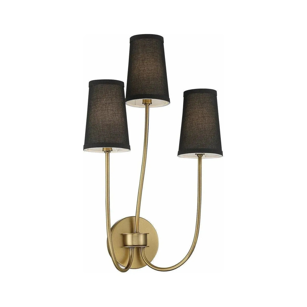 Meridian Lite Trends - Meridian Three Light Wall Sconce - M90065NB | Montreal Lighting & Hardware