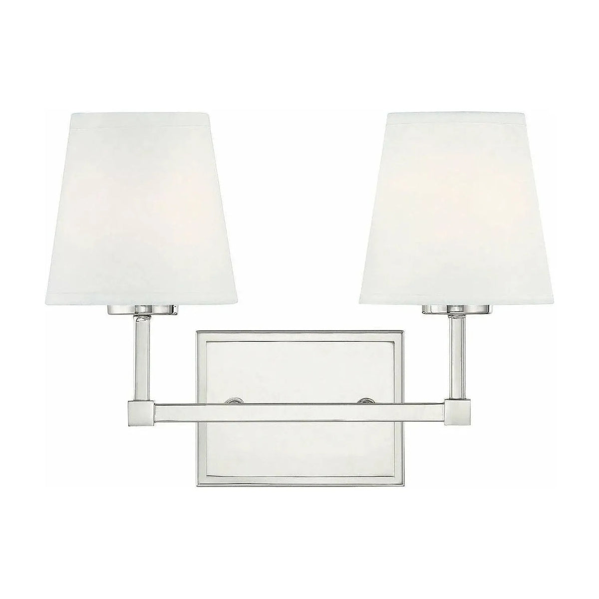 Meridian Lite Trends - Meridian Two Light Bathroom Vanity Light - M80052PN | Montreal Lighting & Hardware