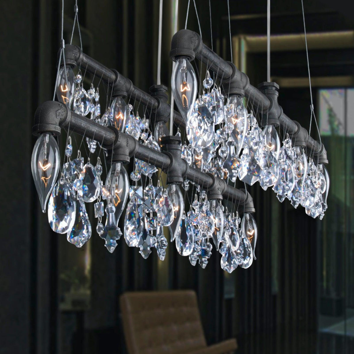 Michael Mchale Designs - Tribeca Banqueting Chandelier - TR-5 | Montreal Lighting & Hardware